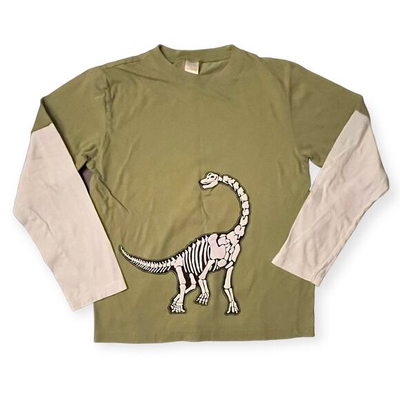 Gymboree Dinosaur Layered Sleeve Tee. Size 10 - Picture 1 of 4